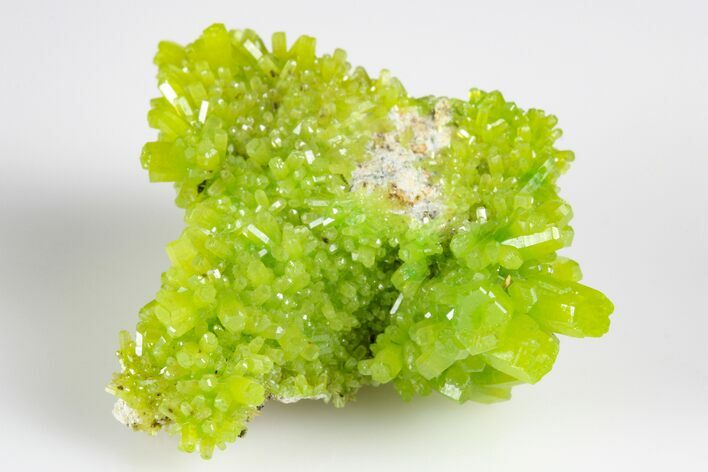 Apple-Green Pyromorphite Crystal Cluster - China #179791